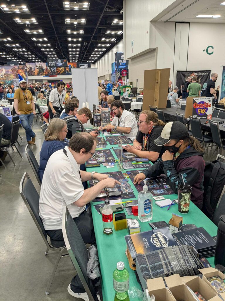 Players playing conquest of fates