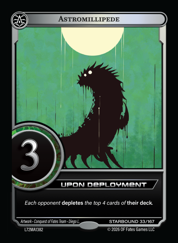 Astromillipede — standard card