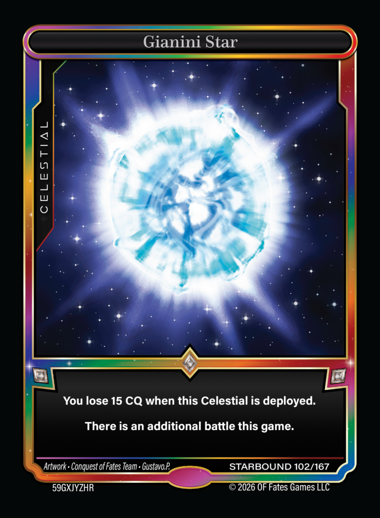 Gianini Star — a Celestial card